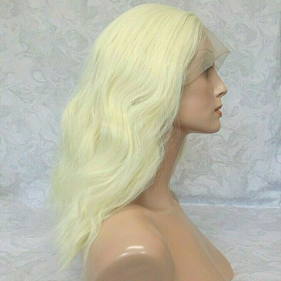 14 Inch Swiss Lace Front #613 Blonde Wig main image 6